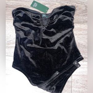 Wild Fable Black Velvet Top